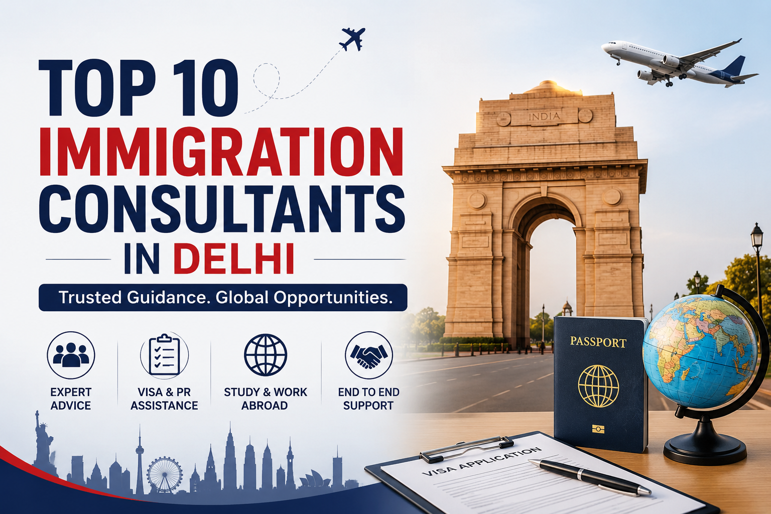 Best & Top 10 Immigration Consultants in Delhi | Crossland365